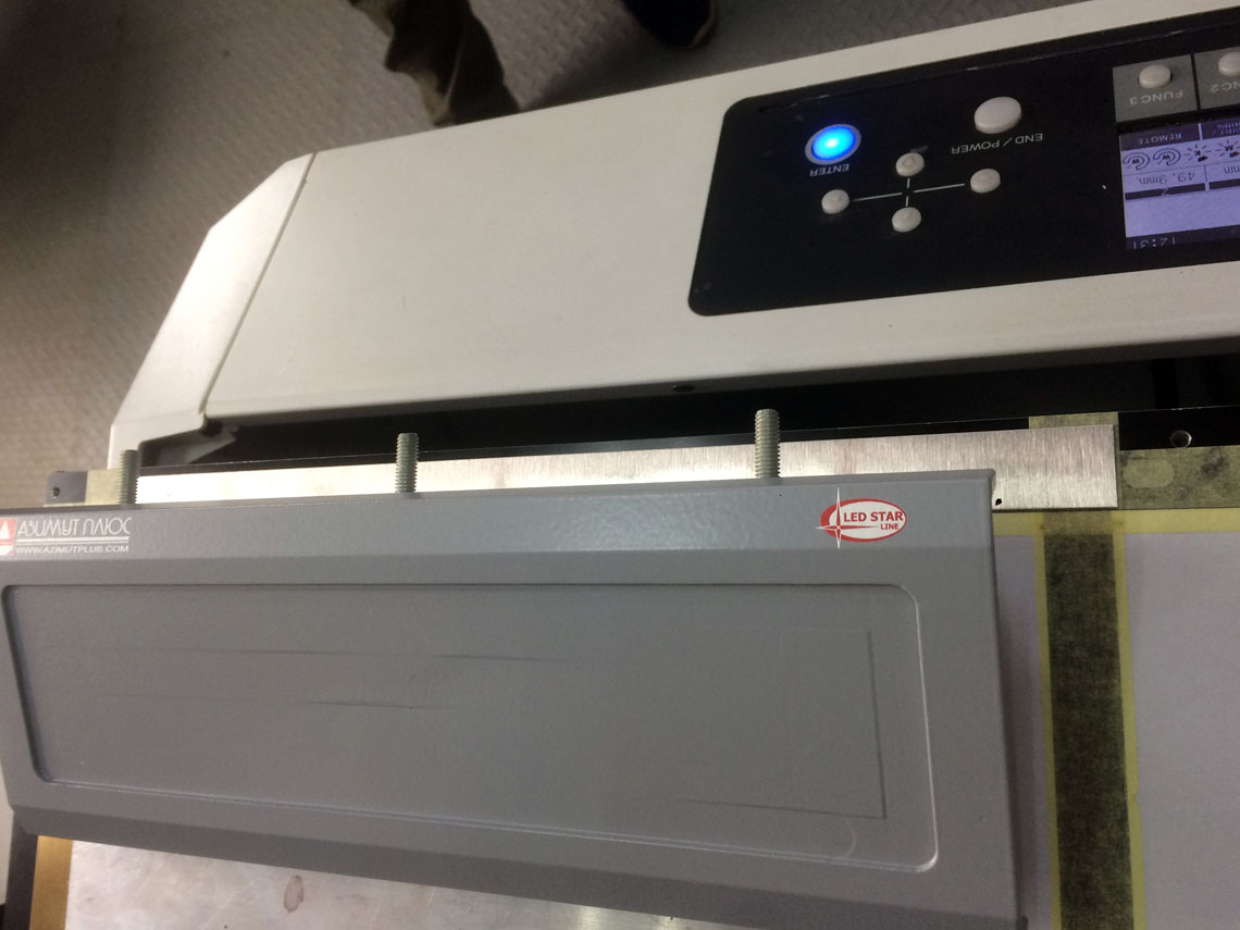 Печать передней панели оборудования